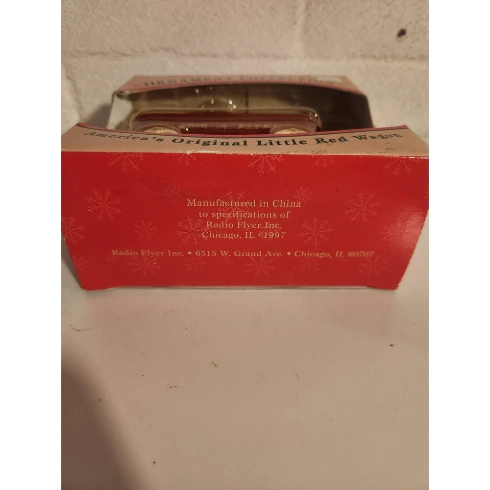 Radio Flyer Wagon Ornament Tree And Presents‎ (1997) #101 New In Box